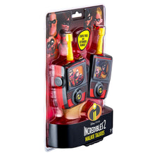 Load image into Gallery viewer, Incredibles 2 Walkie Talkies for Kids Static Free Extended Range Kid Friendly Easy to Use 2 Way Walkie Talkies