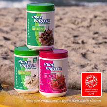 Load image into Gallery viewer, Pure Protein Vegan Plant Based Hemp and Pea Protein Powder, Gluten Free, Vanilla Bean, 1.51 lbs