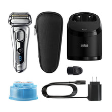 Load image into Gallery viewer, Braun Electric Shaver, Series 9 9290cc Men&#39;s Electric Razor / Electric Foil Shaver, Wet &amp; Dry, Travel Case with Clean &amp; Charge System