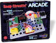 Load image into Gallery viewer, Snap Circuits Arcade Electronics Exploration Kit | Over 200 STEM Projects | 4-Color Project Manual | 20+ Build and Play Games | 35+ Snap Modules | Unlimited Fun