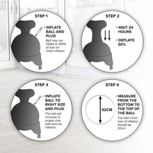 Load image into Gallery viewer, Gaiam Classic Balance Ball Chair – Exercise Stability Yoga Ball Premium Ergonomic Chair for Home and Office Desk with Air Pump, Exercise Guide and Satisfaction Guarantee