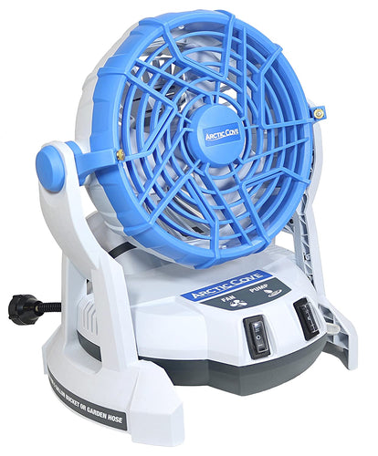 Arctic Cove MBF0181 18V Lithium Ion Powered Cooling Bucket Top Variable Speed Fan and Water Mister (18V Battery and Charger Included, 5 Gallon Bucket Not Included)