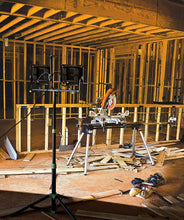 Load image into Gallery viewer, PowerSmith Lumen LED Work Light with Metal Lamp Housing and Telescoping Tripod(9 Ft Power Cord)