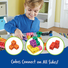 Load image into Gallery viewer, Learning Resources MathLink Cubes, Homeschool, Educational Counting Toy, Math Blocks, Linking Cubes, Early Math Skills, Math Cubes Manipulatives, Set of 100 Cubes, Easter Gifts for Kids, Ages 5+
