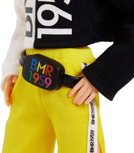 Load image into Gallery viewer, Barbie BMR1959 Fully Poseable Fashion Doll Wearing Color Block Windbreaker with Doll Stand