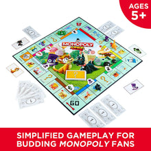 Load image into Gallery viewer, Hasbro Monopoly Junior Board Game, Ages 5 and up (Amazon Exclusive)
