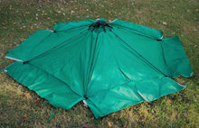 Load image into Gallery viewer, Frame It All Tool-Free Classic Sienna 7ft. x 8ft. x 11in. Composite Hexagon Sandbox Kit with Telescoping Canopy/Cover - 2&quot; Profile