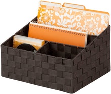 Load image into Gallery viewer, Honey-Can-Do OFC-03711 Three Section Woven Drawer Organizer