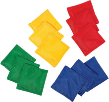 Load image into Gallery viewer, Franklin Sports 5&quot; x 5&quot; Nylon Bean Bags (Set of 12) - Perfect for use in schools