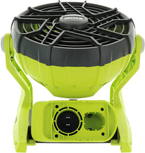 Load image into Gallery viewer, Ryobi P3320 18 Volt Hybrid One+ Battery or AC Powered Adjustable Indoor / Outdoor Shop Fan (Battery and Extension Cord Not Included / Fan Only)