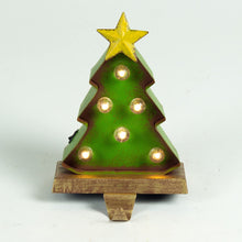 Load image into Gallery viewer, Glitzhome Marquee LED Lighted Christmas Stocking Holder Battery Operated
