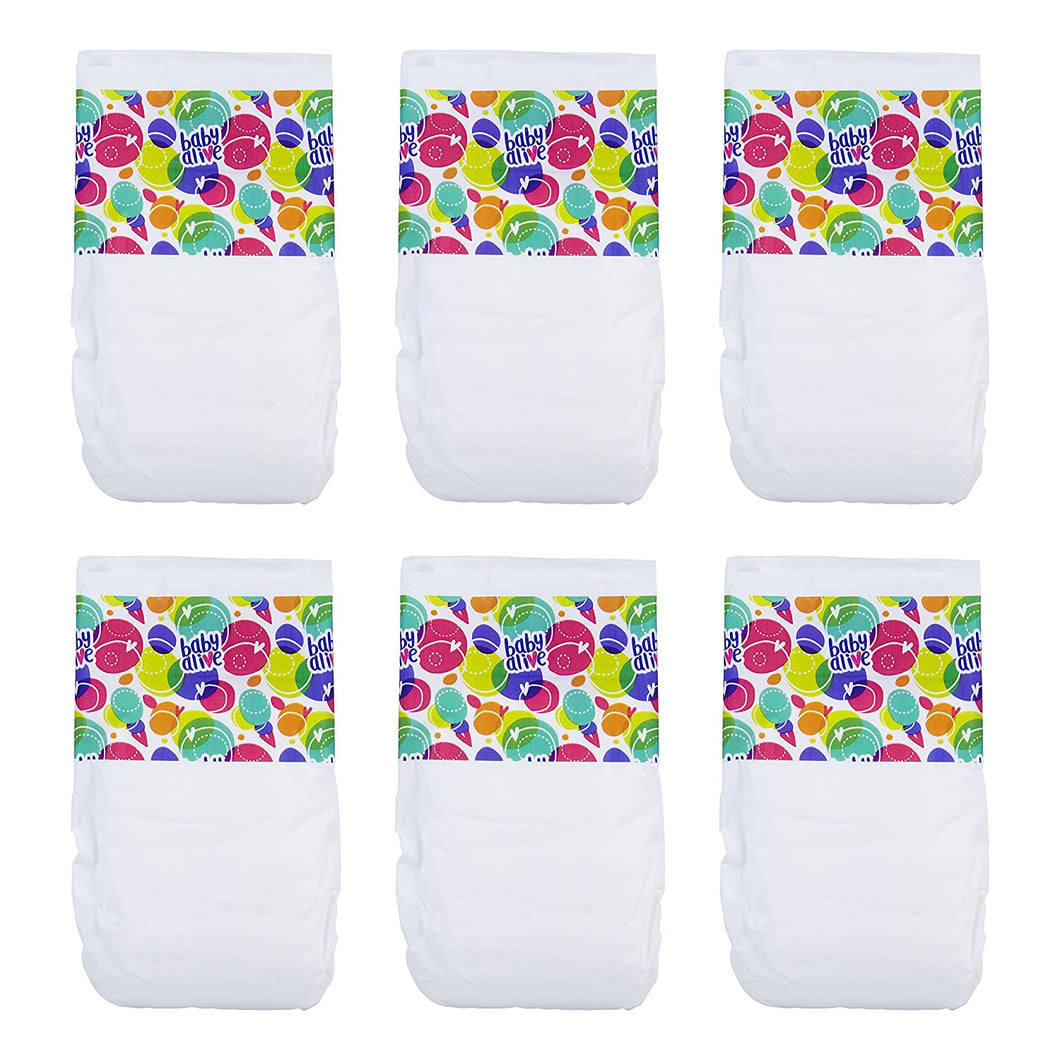 Baby Alive Diapers Pack (6 Pack)