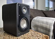 Load image into Gallery viewer, Polk Signature Series S15 Bookshelf Speakers for Home Theater, Surround Sound and Premium Music | Powerport Technology | Detachable Magnetic Grille (Pair)