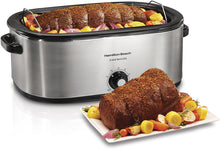 Load image into Gallery viewer, Hamilton Beach 28 Lb Turkey Roaster 22 Quart Oven