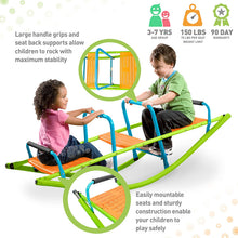 Load image into Gallery viewer, Pure Fun Rocker Kids Seesaw, Indoor or Outdoor, Ages 3 to 7