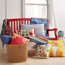 Load image into Gallery viewer, The Pioneer Woman Crochet Band 18x18 Decorative Pillow