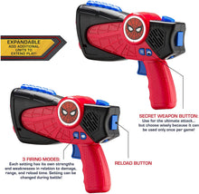 Load image into Gallery viewer, Marvel Spiderman Far from Home Laser-Tag Infared Blasters, Lights Up &amp; Vibrates
