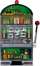 Load image into Gallery viewer, Trademark Poker RecZone Luck of The Irish Slot Machine Bank, 15-Inch
