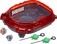 Load image into Gallery viewer, BEYBLADE Burst Turbo Slingshock Rail Rush Battle Set Game -- Complete Set Burst Beystadium, Battling Tops, and Launchers (Amazon Exclusive)