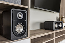 Load image into Gallery viewer, Polk Signature Series S15 Bookshelf Speakers for Home Theater, Surround Sound and Premium Music | Powerport Technology | Detachable Magnetic Grille (Pair)
