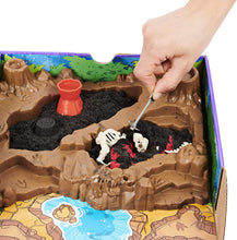 Load image into Gallery viewer, Kinetic Sand, Dino Dig Playset with 10 Hidden Dinosaur Bones to Discover, for Kids Aged 6 and up