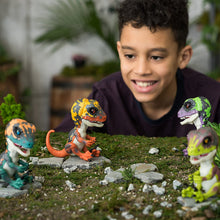 Load image into Gallery viewer, Untamed Raptor by Fingerlings - Blaze (Orange) - Interactive Collectible Dinosaur - By WowWee