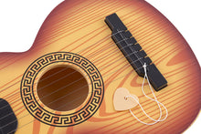 Load image into Gallery viewer, Toy Guitar Rock Star 6 Stringed Toy Guitar Musical Instrument w/ Guitar Pick Vibrant Colors Acoustic Kids Children's Tunable Vibrant Sounds Ukulele (Light Brown)