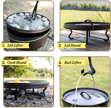Load image into Gallery viewer, Lodge 4-in-1 Camp Dutch Oven Tool, 10.82, Black