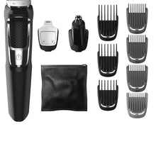Load image into Gallery viewer, Philips Norelco Multigroom All-In-One Series 3000, 13 attachment trimmer, MG3750