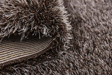 Load image into Gallery viewer, Unique Loom Luxe Solo Collection Plush Modern Pinecone Brown Area Rug (8' x 11')