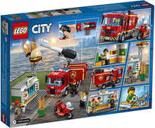 Load image into Gallery viewer, LEGO City Burger Bar Fire Rescue 60214 Building Kit (327 Pieces)