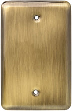 Load image into Gallery viewer, Franklin Brass 126440 Stamped Steel Round Single Blank Wall Plate, 1 per pkg