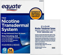 Load image into Gallery viewer, Equate Nicotine Transdermal System Step 2, 14mg Clea (1)