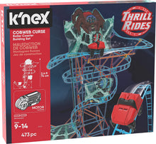 Load image into Gallery viewer, K'NEX Thrill Rides – Cobweb Curse Roller Coaster Building Set – 473Piece – Ages 9+ Construction Educational Toy Building Set