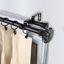 Load image into Gallery viewer, Rod Desyne Flair Double Window Curtain Rod Set
