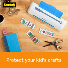 Load image into Gallery viewer, Scotch Thermal Laminating Pouches, 8.9 x 11.4-Inches, 3 mil Thick, 50-Pack (TP3854-50),Clear