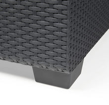 Load image into Gallery viewer, Keter Salta 3-Seater Seating Patio Sofa Sunbrella Cushions in a Resin Plastic Wicker Pattern