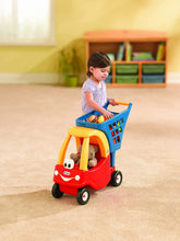 Load image into Gallery viewer, Little Tikes Cozy Shopping Cart Red/Yellow