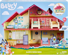Load image into Gallery viewer, Bluey Family Home Playset with 2.5&quot; poseable Figure, Multicolor (13024)