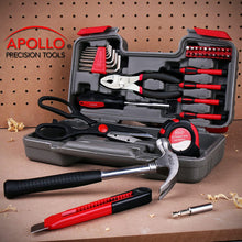 Load image into Gallery viewer, Apollo Tools Original 39 Piece General Household Tool Set in Toolbox Storage Case with Essential Hand Tools for Everyday Home Repairs