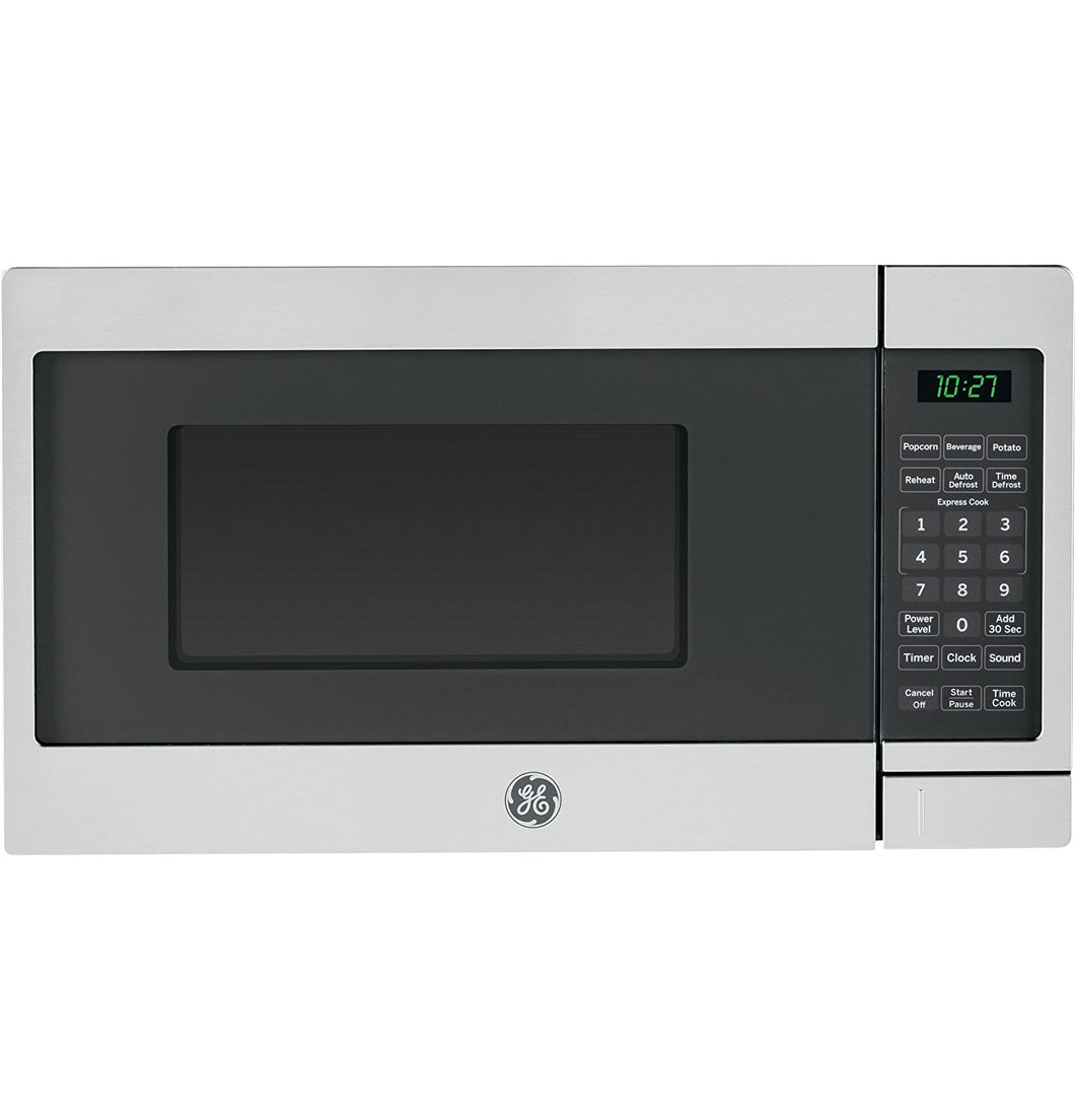 GE JES1072SHSS 0.7 Cu. Ft. Capacity Countertop Microwave Oven with Auto and Time Defrost, in Stainless Steel