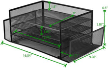 Load image into Gallery viewer, Mind Reader 4TSIDE2 Tier Desk File Tray