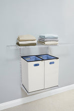 Load image into Gallery viewer, Rubbermaid 4D06 Configurations 23-Inch Foldable Laundry Hamper, Natural