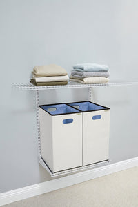 Rubbermaid 4D06 Configurations 23-Inch Foldable Laundry Hamper, Natural