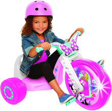 Load image into Gallery viewer, Minnie 15" Fly Wheel Junior Cruiser, 1 Ride-on, Ages 3-7, Pink/White, 20" W x 22.5" H x 32.83" L