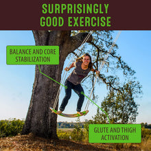 Load image into Gallery viewer, Swurfer - the Original Stand Up Surfing Swing - Curved Maple Wood Board To Easily Surf The Air