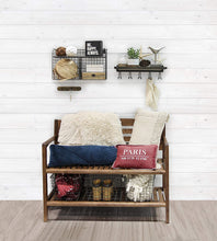 Load image into Gallery viewer, Scoop Wire Basket, Vintage-Inspired Steel Storage Solution for Kitchen, Pantry, Closet, Bathroom, Medium, Cool Gray