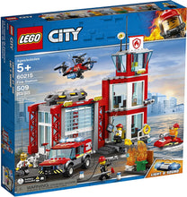 Load image into Gallery viewer, LEGO City Fire Station 60215 Fire Rescue Tower Building Set with Emergency Vehicle Toys includes Firefighter Minifigures for Creative Play (509 Pieces)