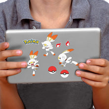 Load image into Gallery viewer, Pokemon, 11 PackWaterproof Stickers for Phone, Laptop, Water Bottle, Skateboard, Vinyl Stickers for Boys and Girls