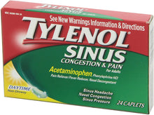 Load image into Gallery viewer, Tylenol Sinus + Headache Non-Drowsy Daytime Caplets with Acetaminophen &amp; Phenylephrine HCl, 24 ct